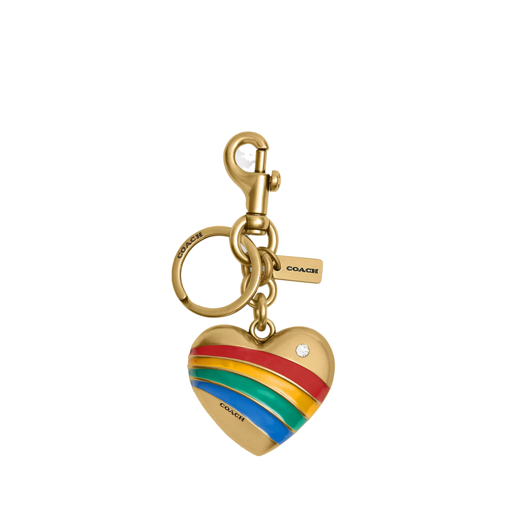 coach heart bag charm goud bp 3uf 8le t5vhf6