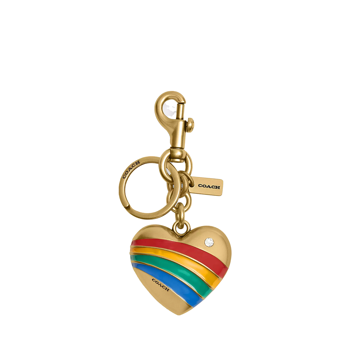 coach heart bag charm goud bp 3uf 8le t5vhf6