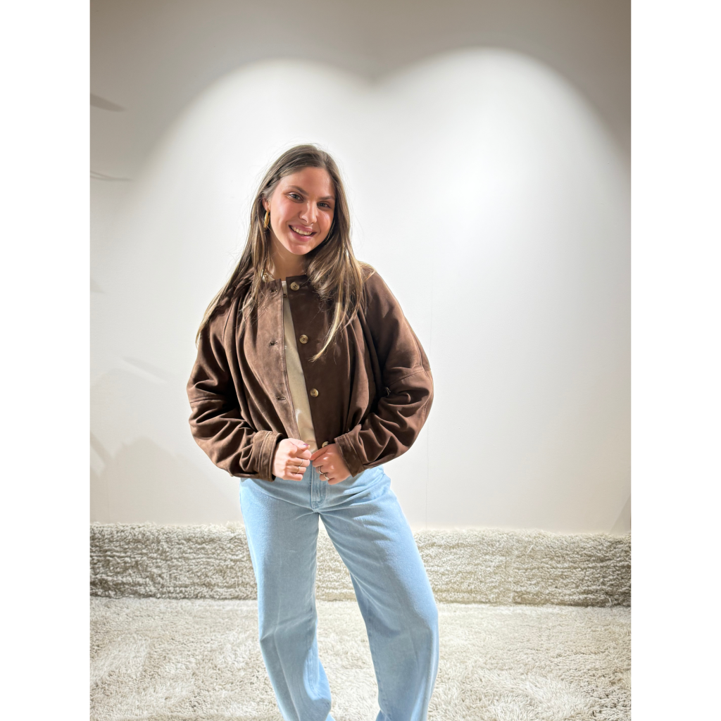 goosecraft bardot bomber jas bruin bp 4lp 8xt t9iyff