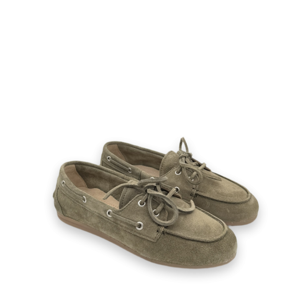 posa boat loafer brushed loafers groen bp 4of 90m t9w522