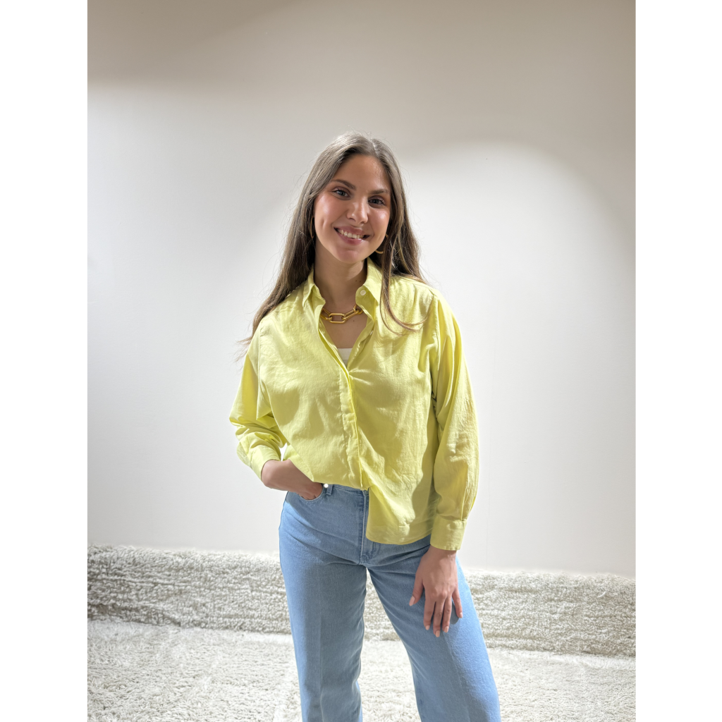 academia margaux blouse geel bp 4r5 9d1 tc3pmm