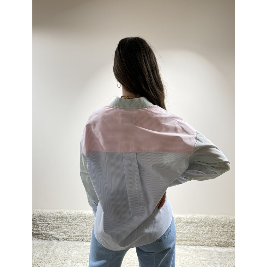 academia marie patch blouse groen bp 4r8 9de tc3sg8