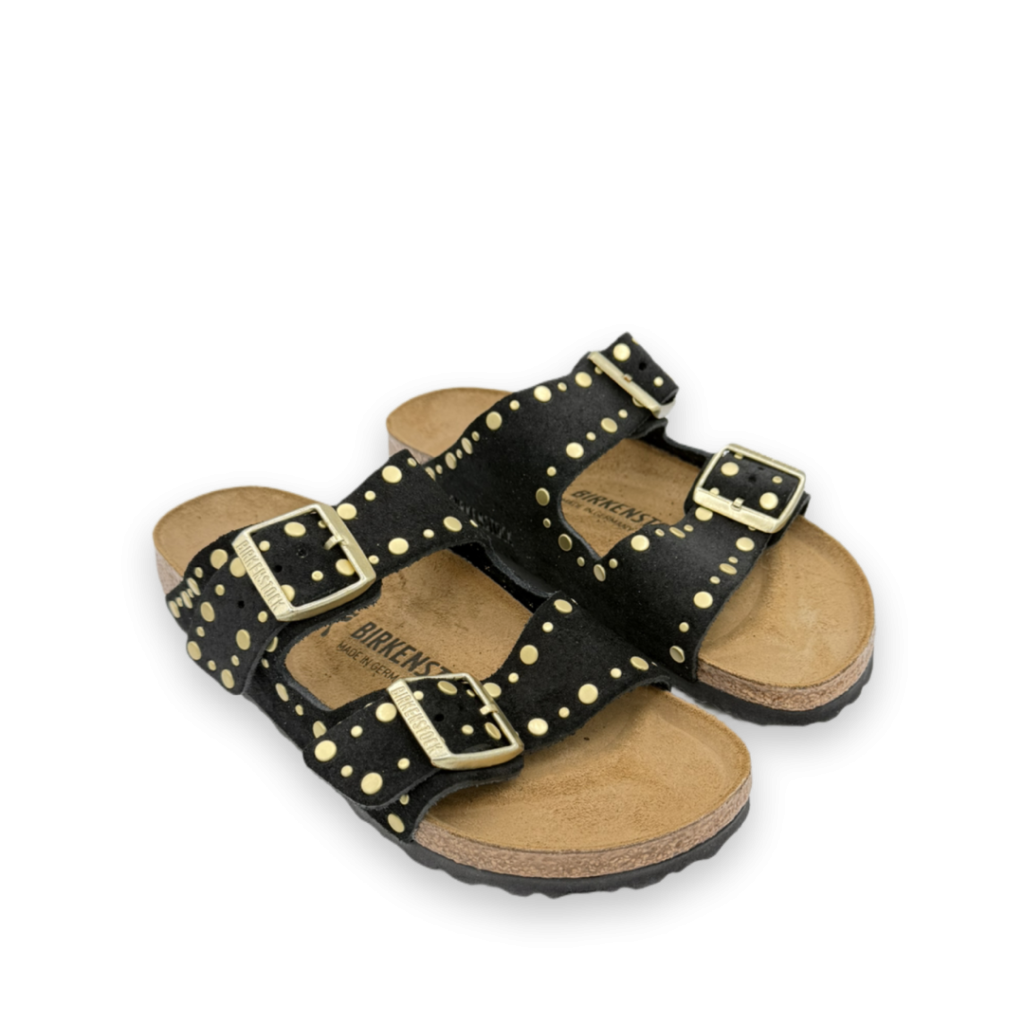 birkenstock arizona rivet slippers zwart bp 4vl 9e2 tcesbi