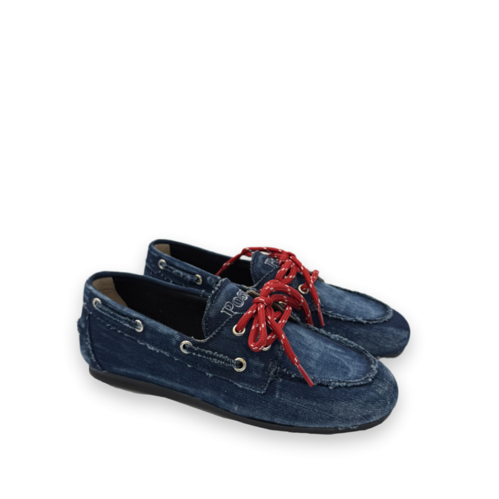 posa boat loafer brushed loafers blauw bp 4t4 97z tbh9it