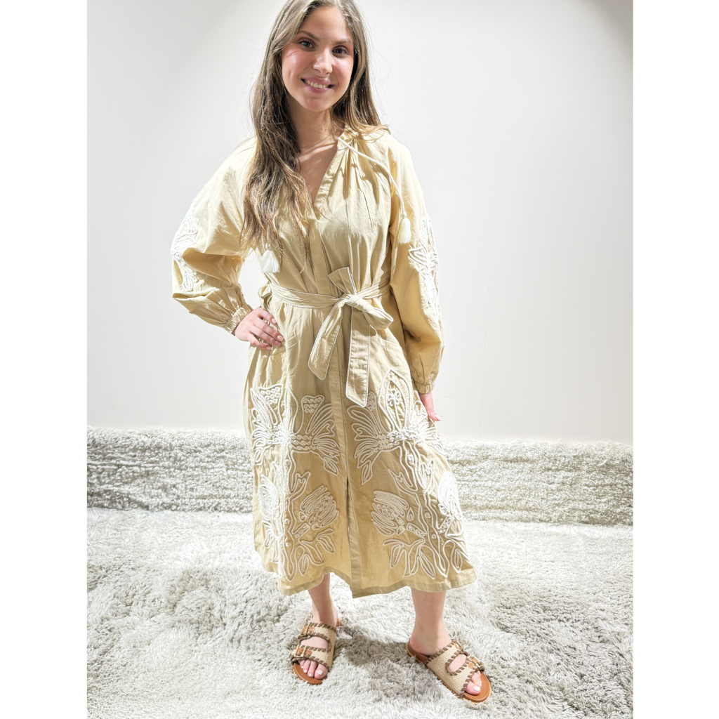 stella forest alma jurk beige bp 4se 9fr tci8iv