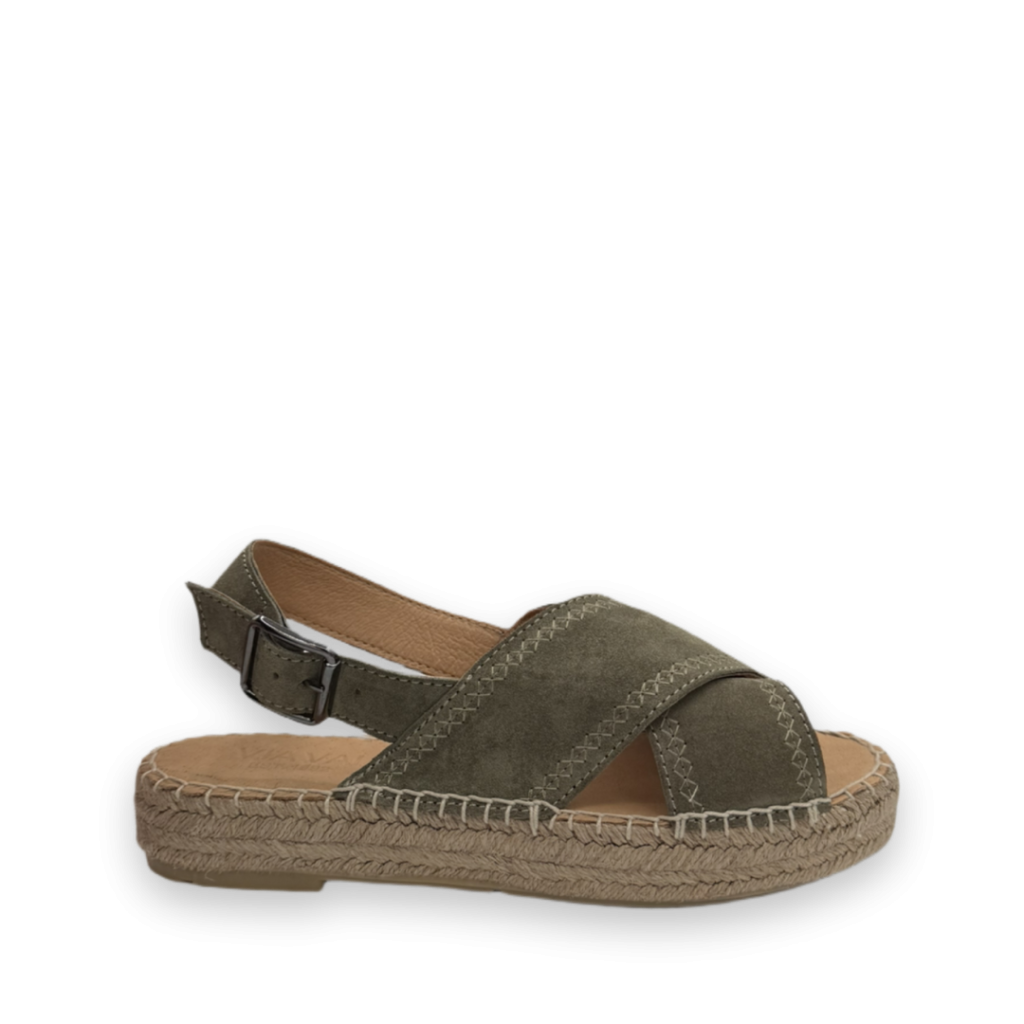 via vai mondi sandalen groen bp 4rm 98y tbhaki