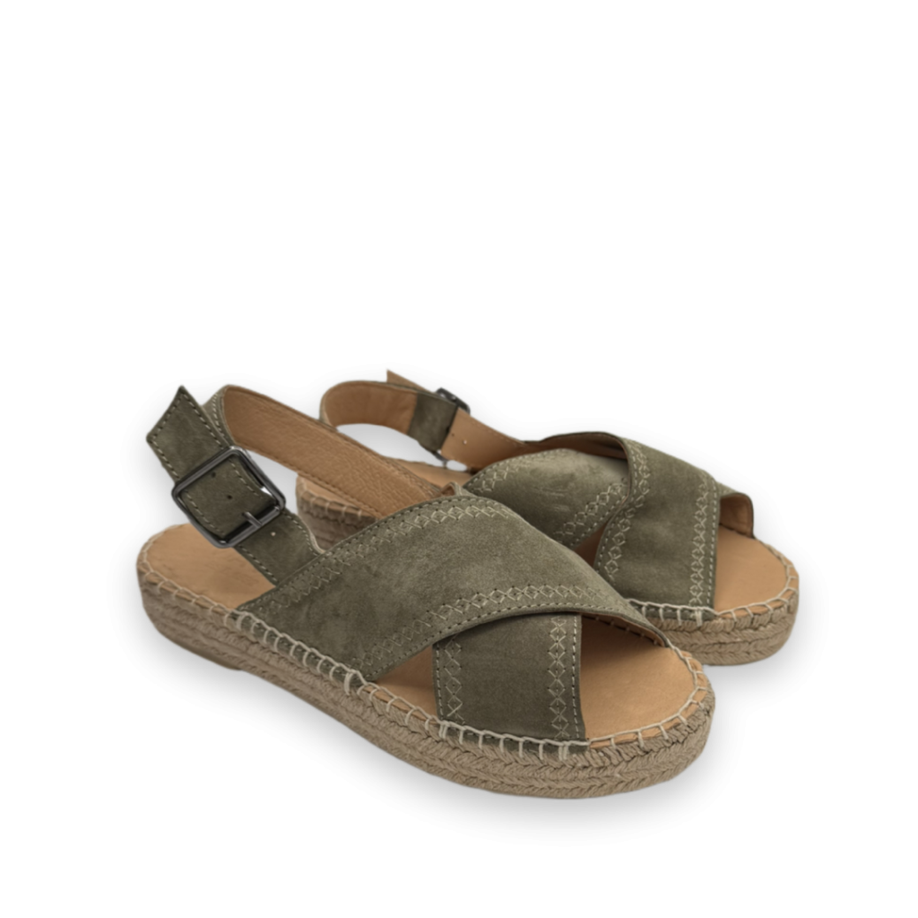 via vai mondi sandalen groen bp 4rm 98z tbhaki