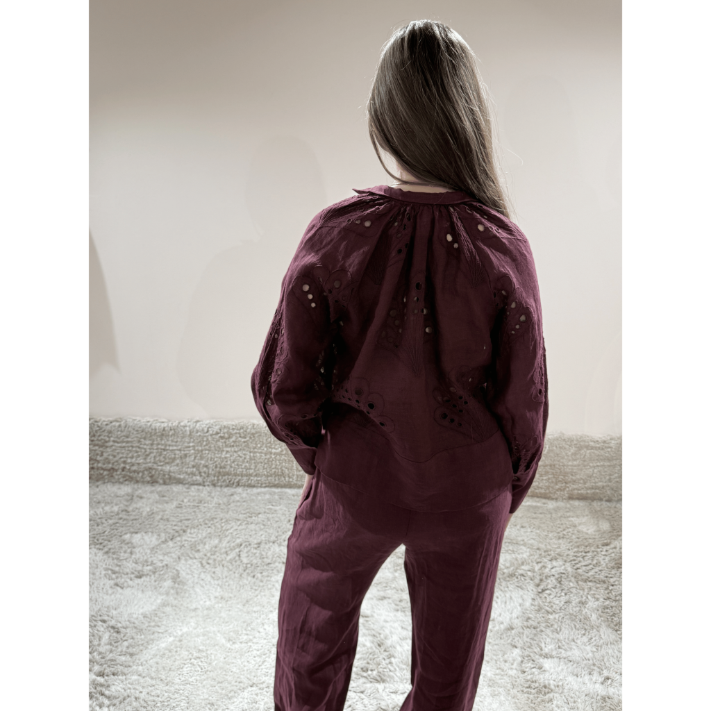 badits millie blouse bordeaux bp 4vi 9mf tdlalk