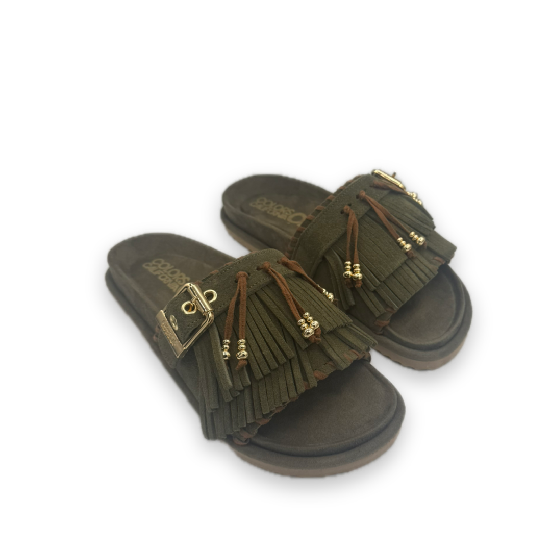 colours of california biow603 slippers groen bp 4yb 9k1 tdkw8q