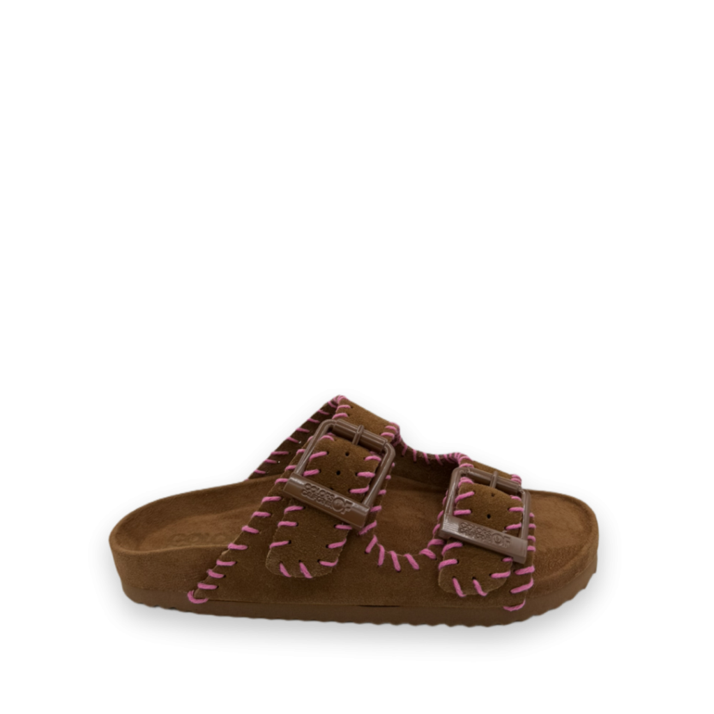 colours of california hc bio301n slippers cognac bp 4x0 9iu tcxc9t