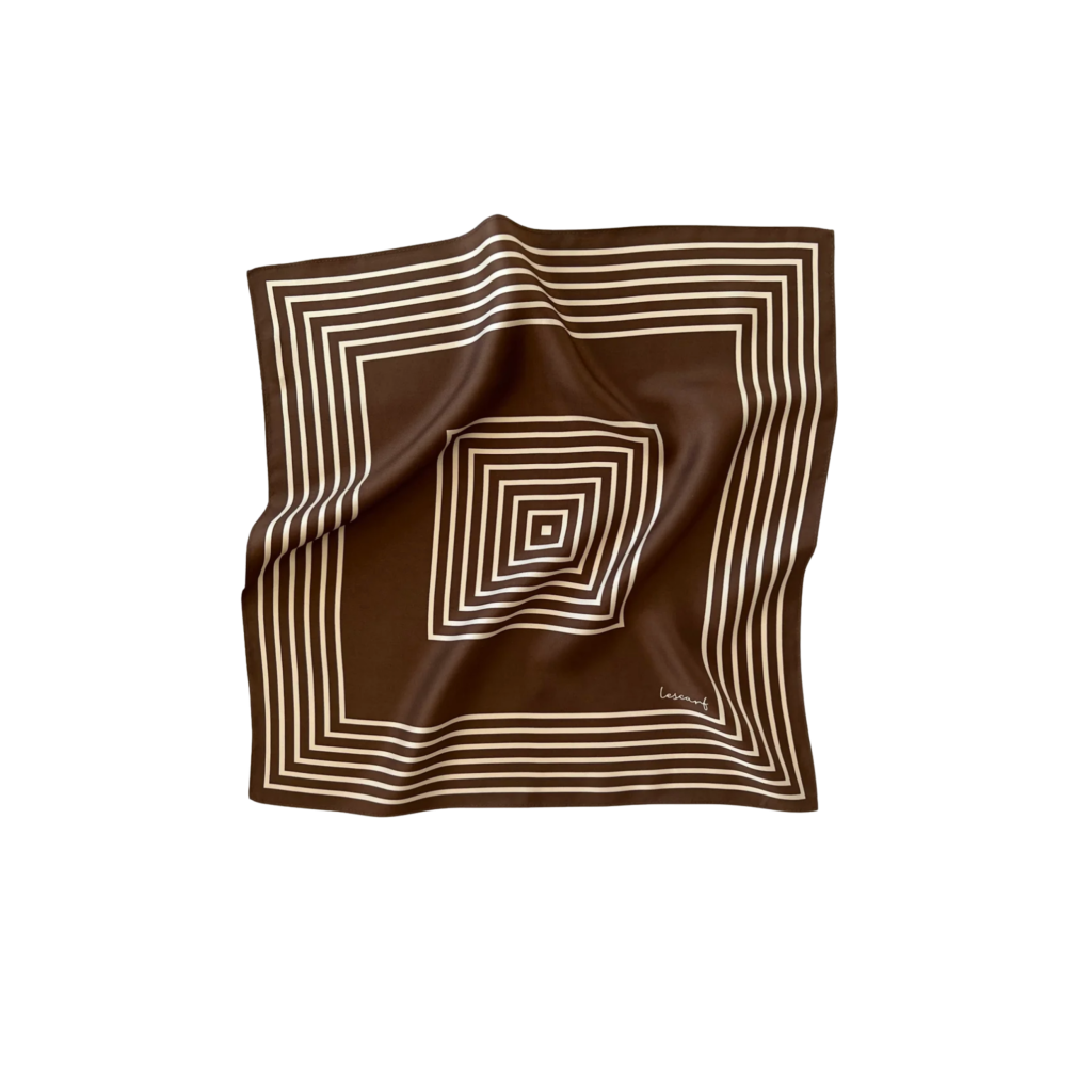 lescarf striped shawl bruin bp 4ww 9j0 td8amf