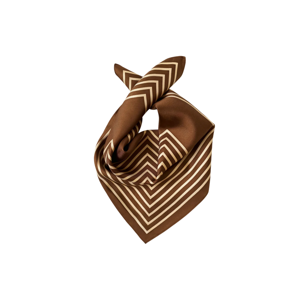 lescarf striped shawl bruin bp 4ww 9j1 td8ami