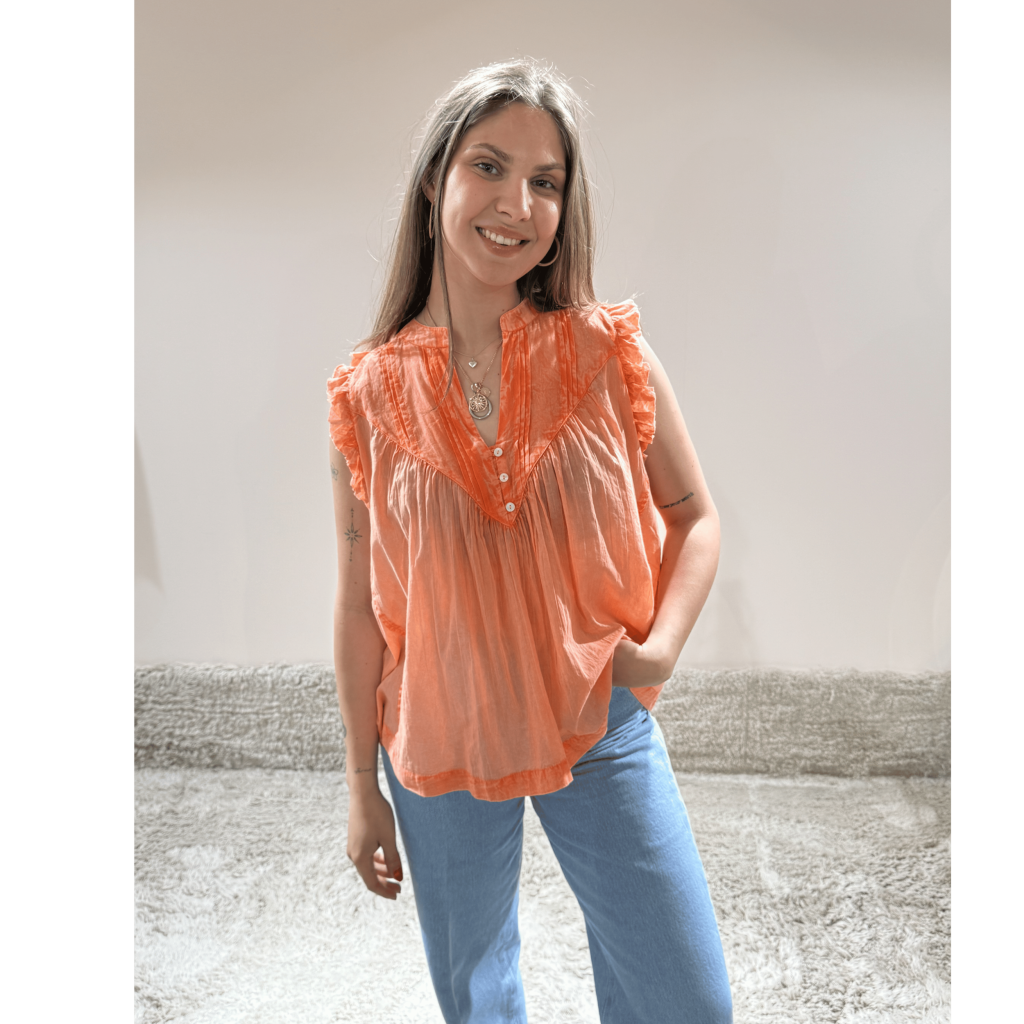 stella forest gaia blouse oranje bp 4xi 9l4 tdl20f