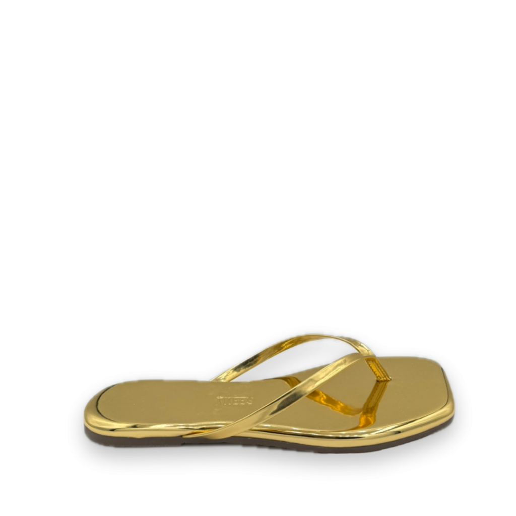 tkees square toe lilly miror slippers goud bp 4yr 9of te9g9d