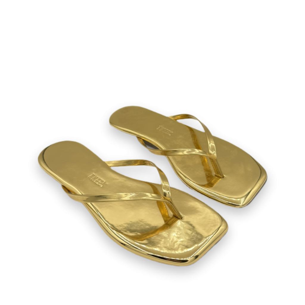 tkees square toe lilly miror slippers goud bp 4yr 9og te9g9d
