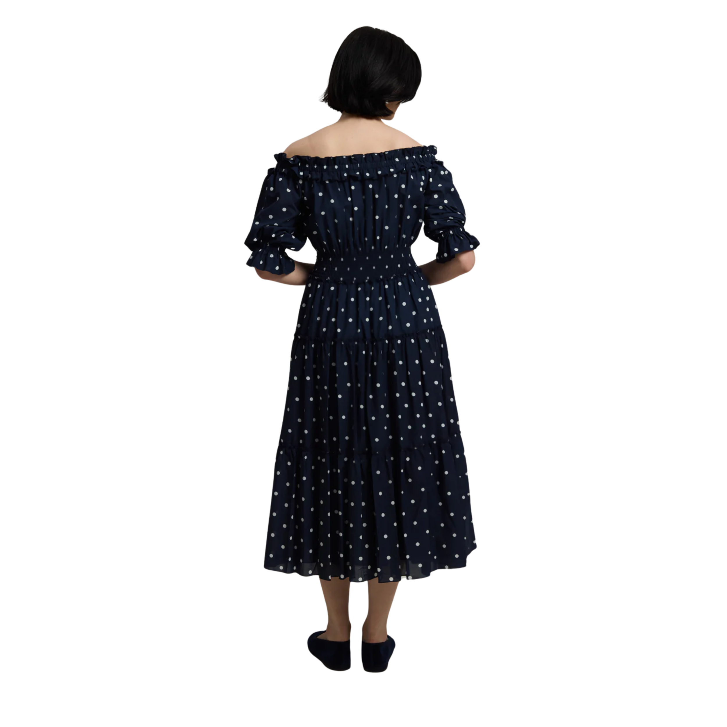 andiata louisa jurk blauw bp 4x9 9j7 td8ask