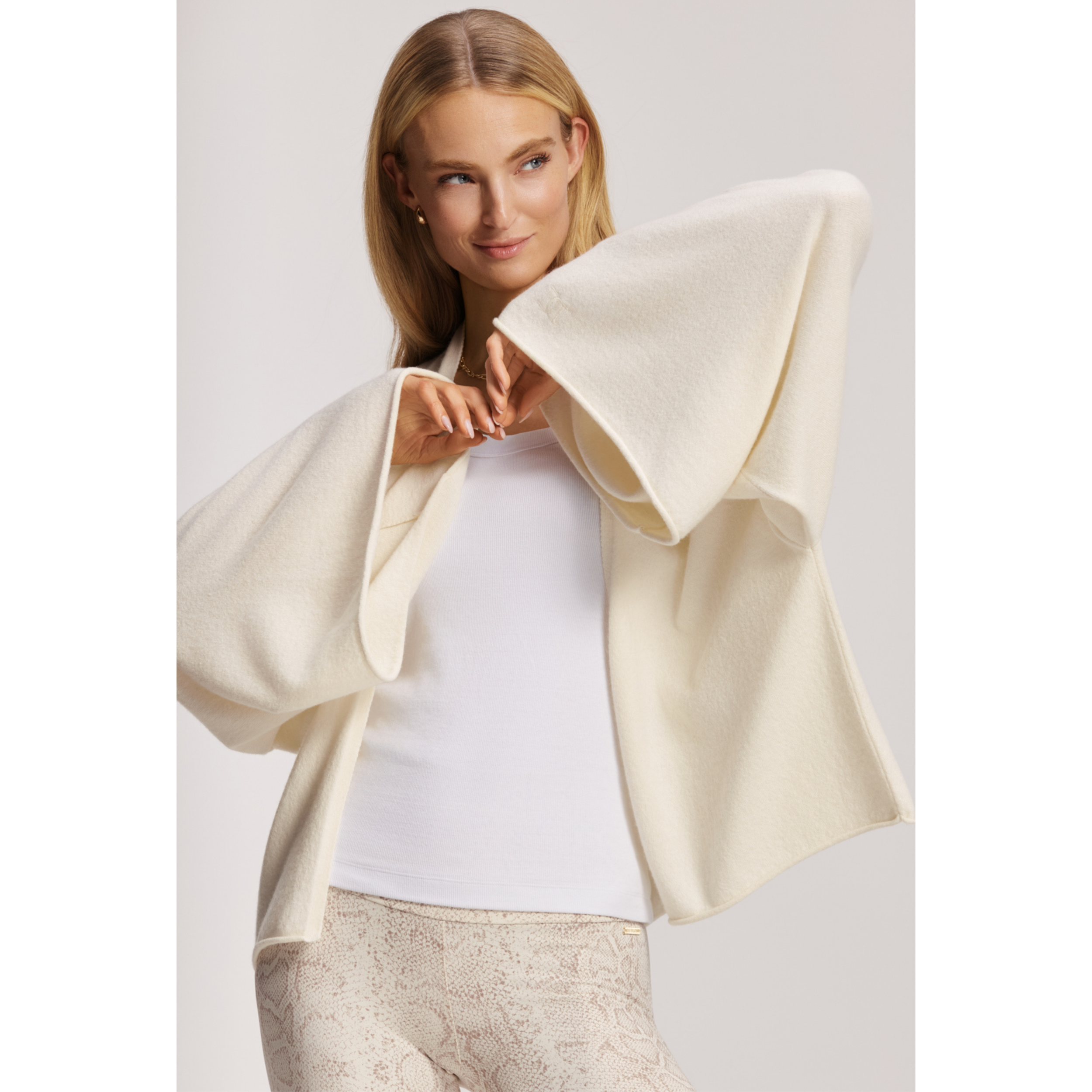 deblon cassie cardigan vest off white bp 4yw 9pd tffqmg