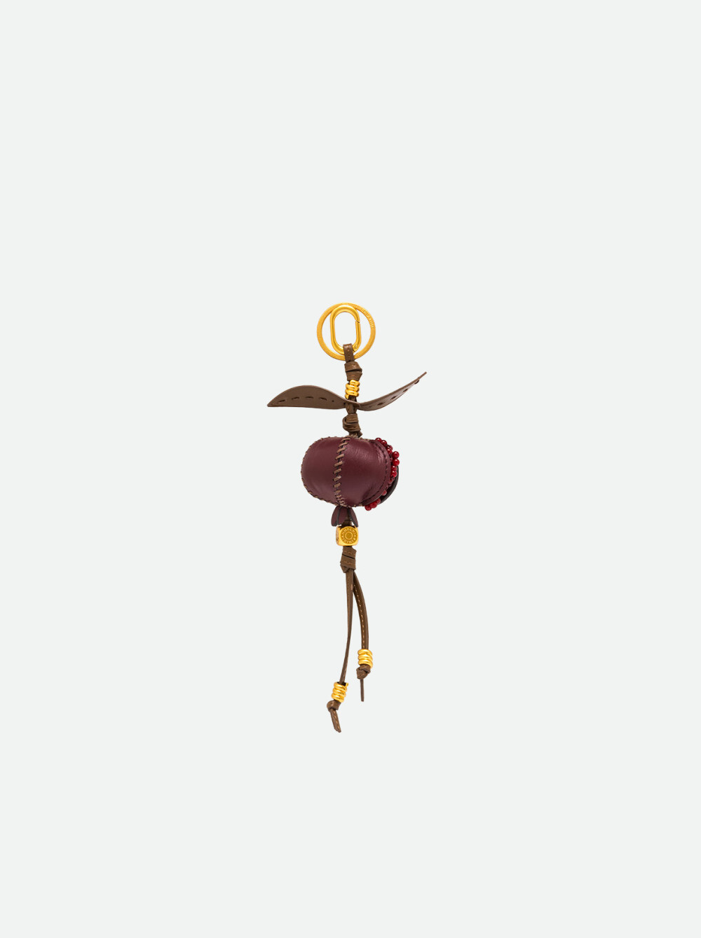gianni chiarini pomengranate bag charm bruin bp 506 9rx th6zg8