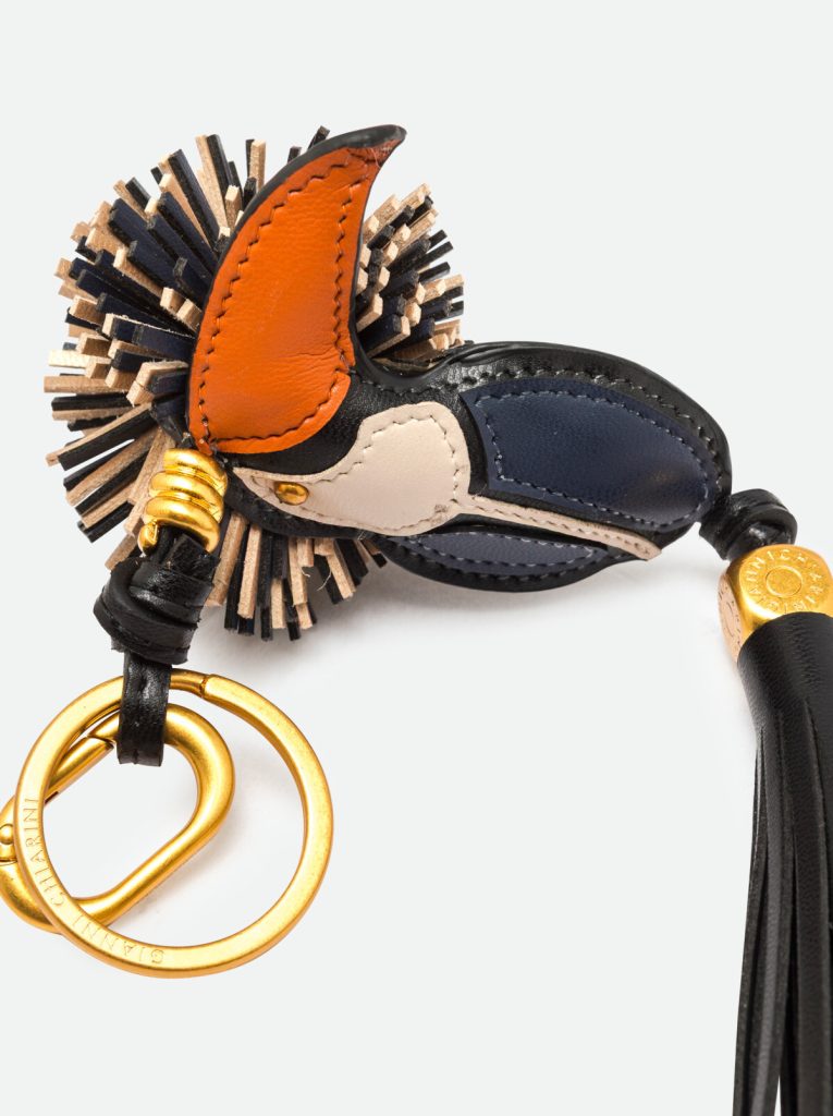 gianni chiarini tucan bag charm blauw bp 508 9rt th6zfv