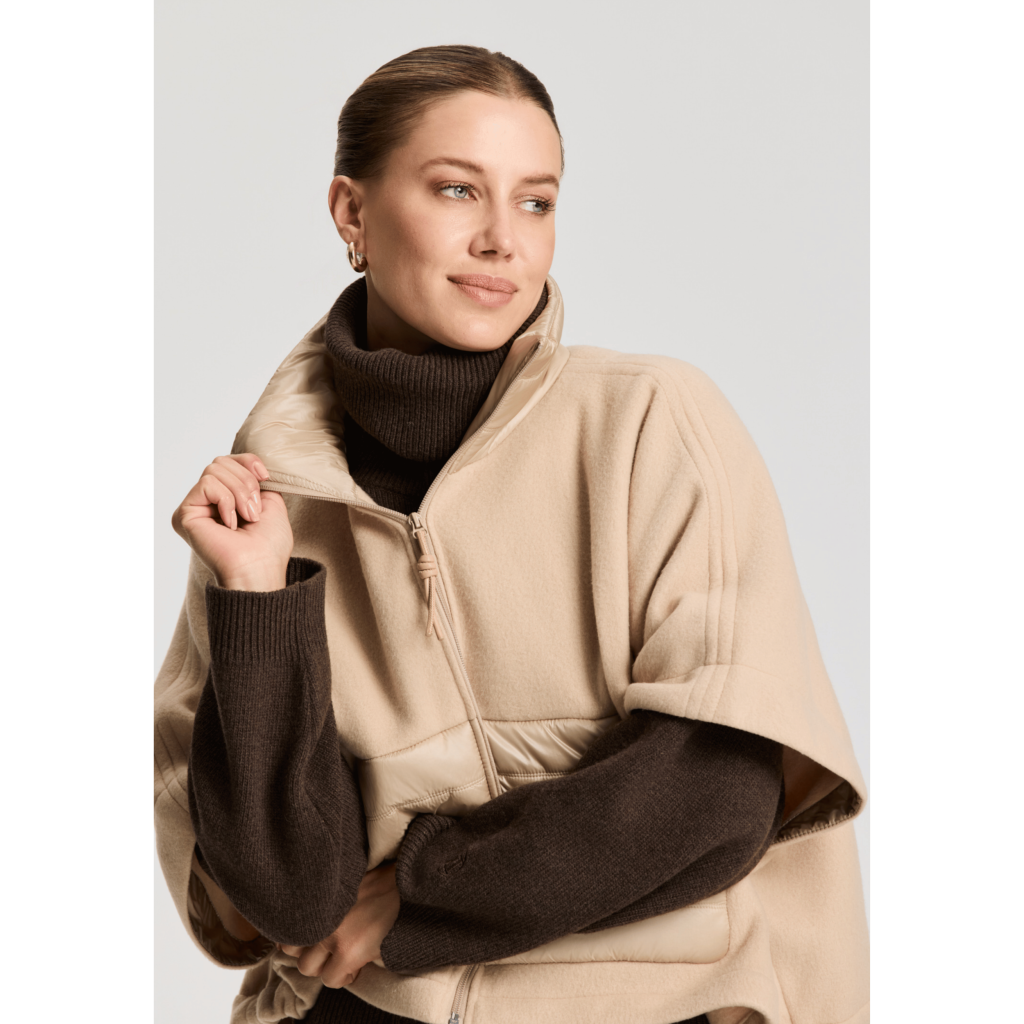 deblon stine cape bodywarmer beige bp 54o a0o tkuc3e