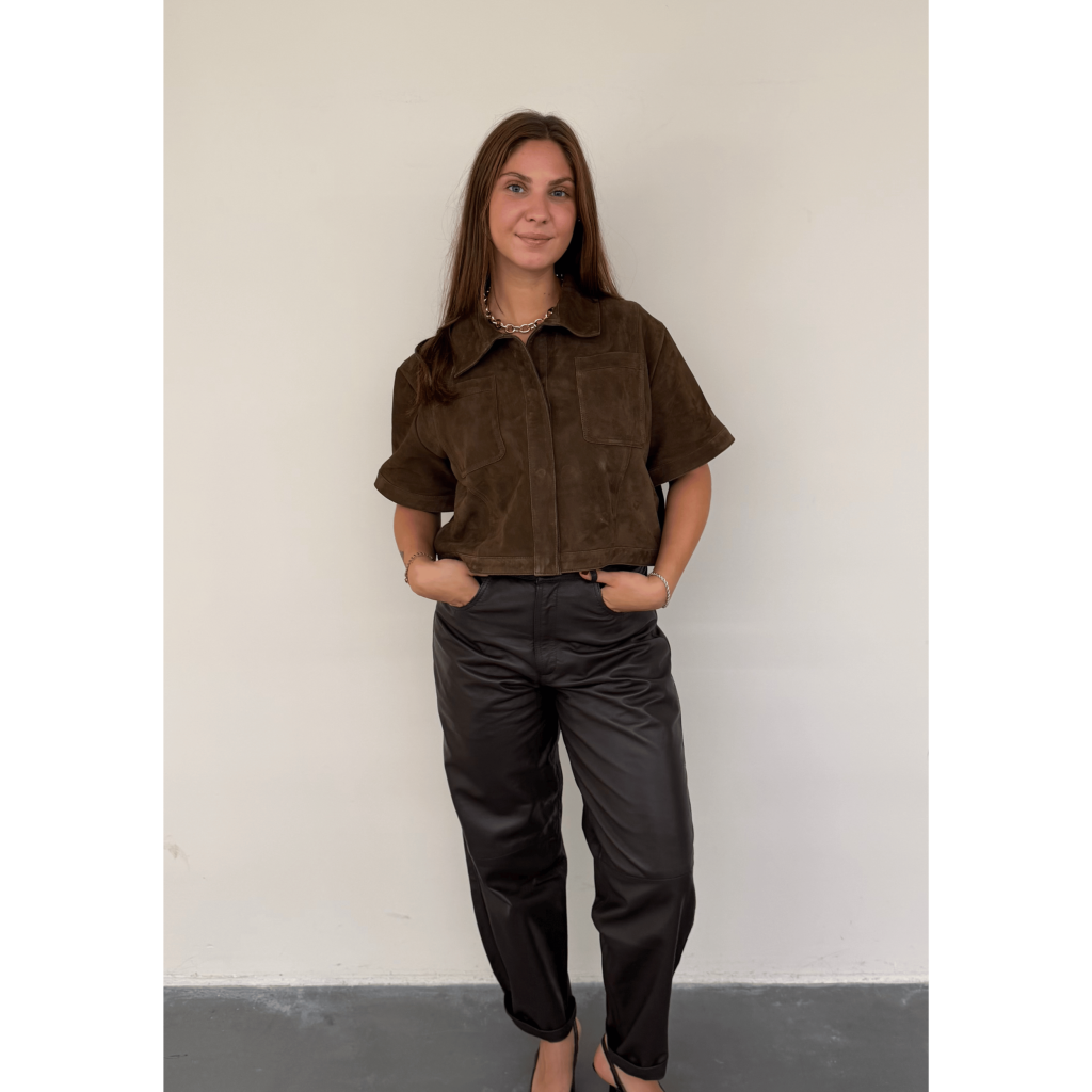 goosecraft clara blouse bruin bp 56s a8n tliip4