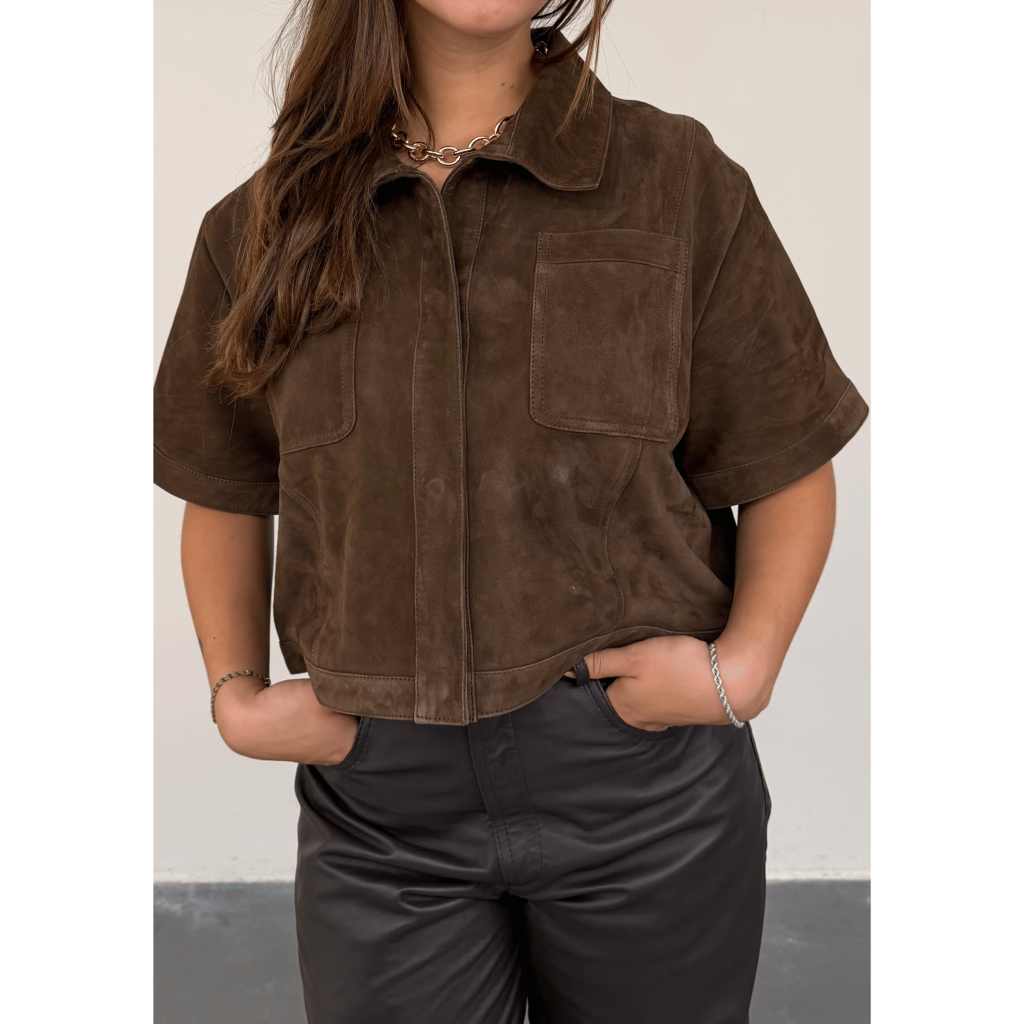 goosecraft clara blouse bruin bp 56s a8o tliip9