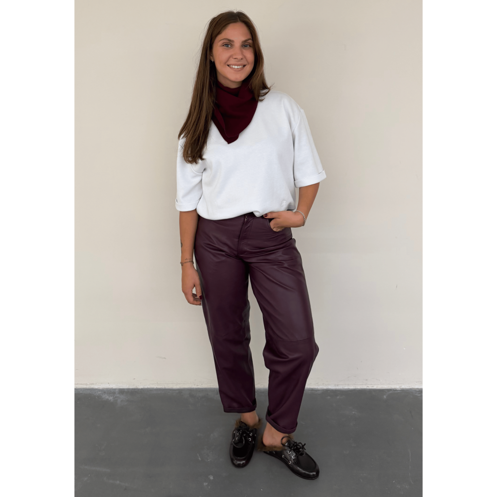 goosecraft penny broek bordeaux bp 4w5 a80 tlih9a