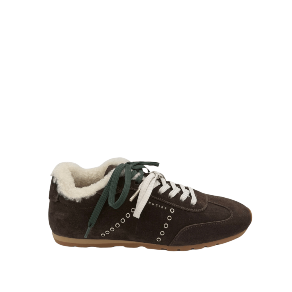 nubikk billy lou fur ii sneakers bruin bp 5at a6x tlgouo