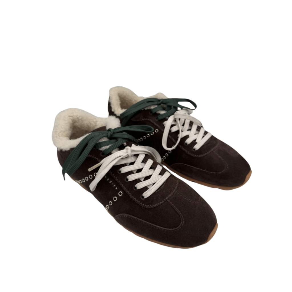 nubikk billy lou fur ii sneakers bruin bp 5at a6y tlgour