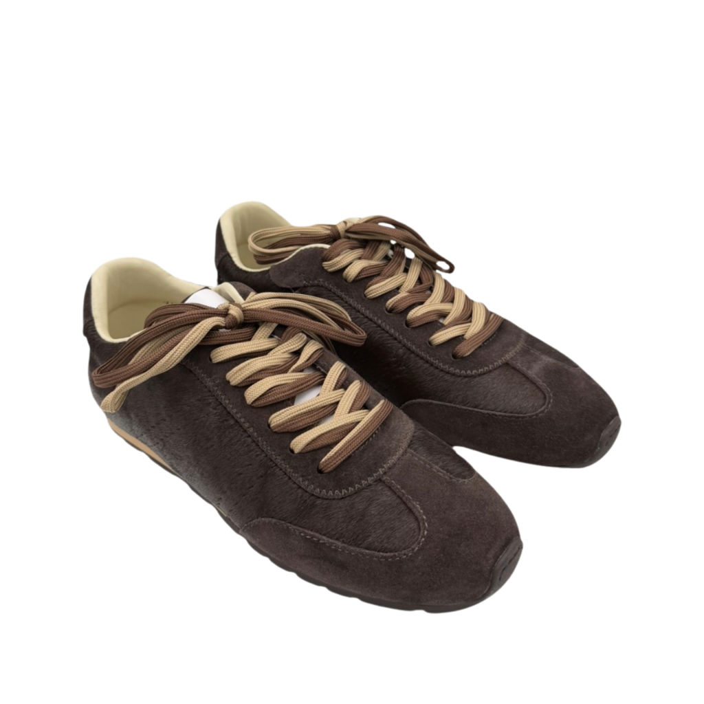 nubikk billy lou pony sneakers bruin bp 589 9ze tkp01h