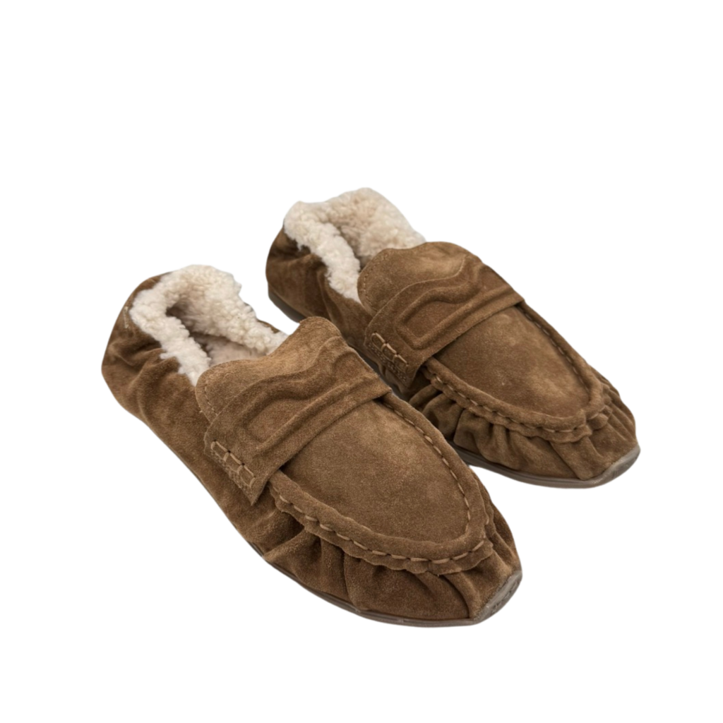 nubikk riley mio fur loafers bruin bp 57d 9zc tkozvv