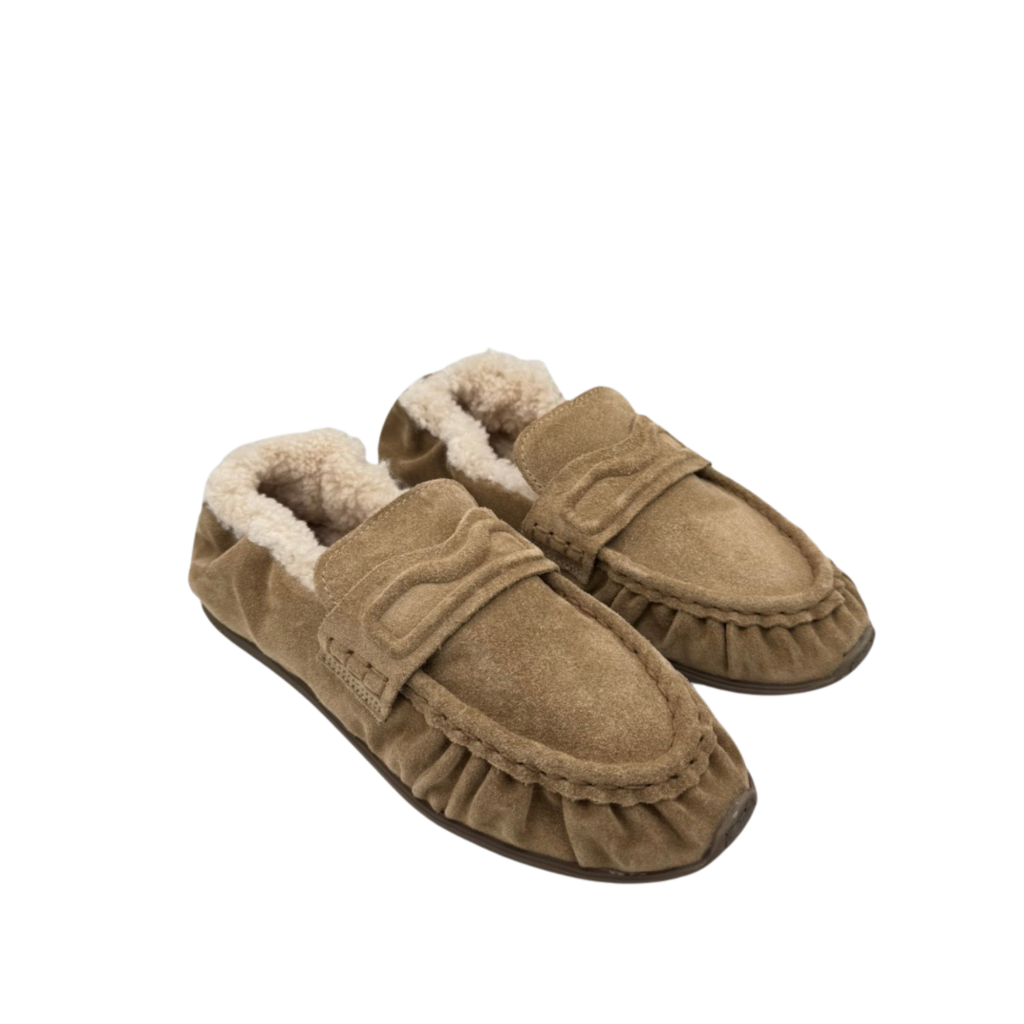 nubikk riley mio fur loafers cognac bp 57c 9za tkozv5