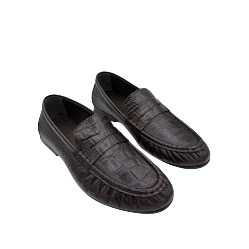 posa penny wrinkle croco loafers bordeaux bp 5c8 a9z tllzwb