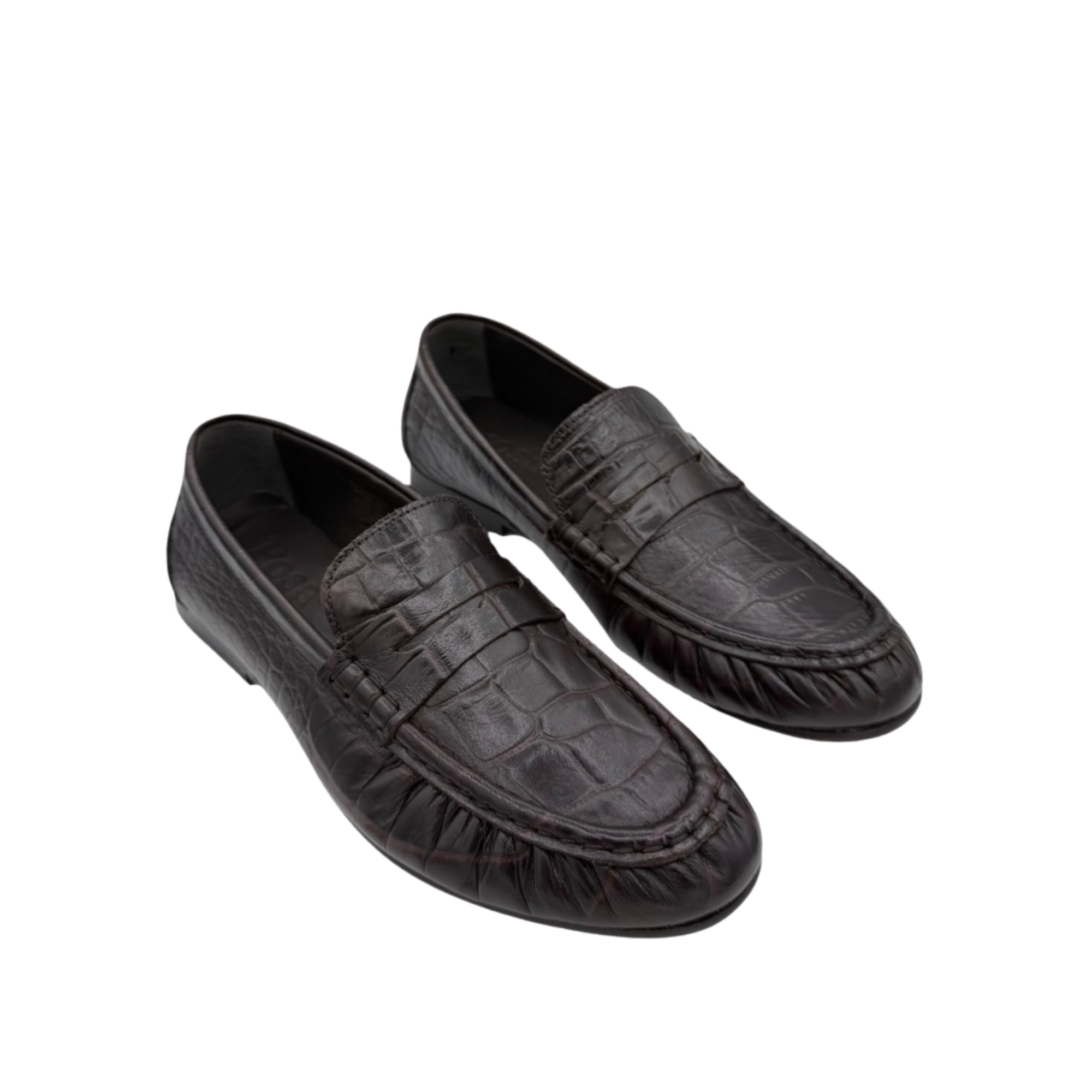 posa penny wrinkle croco loafers bordeaux bp 5c8 a9z tllzwb