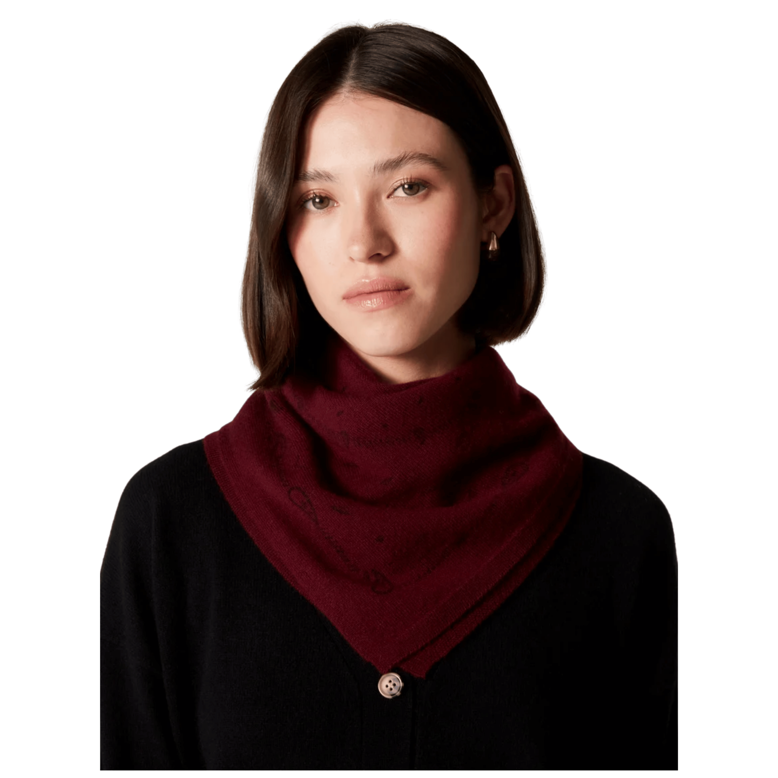 absolut cashmere annabelle shawl bordeaux bp 58t aeb tm8jkb