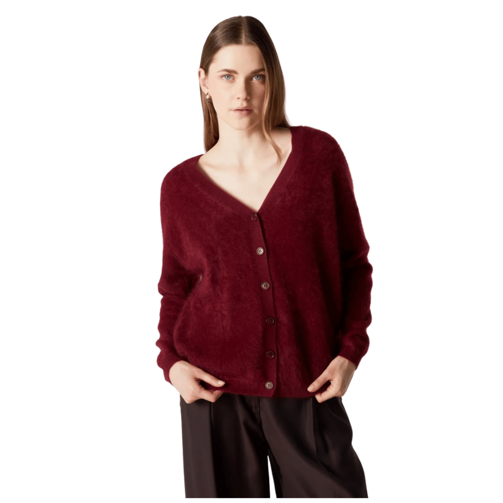 absolut cashmere debora vest bordeaux bp 57g ae1 tm8j76