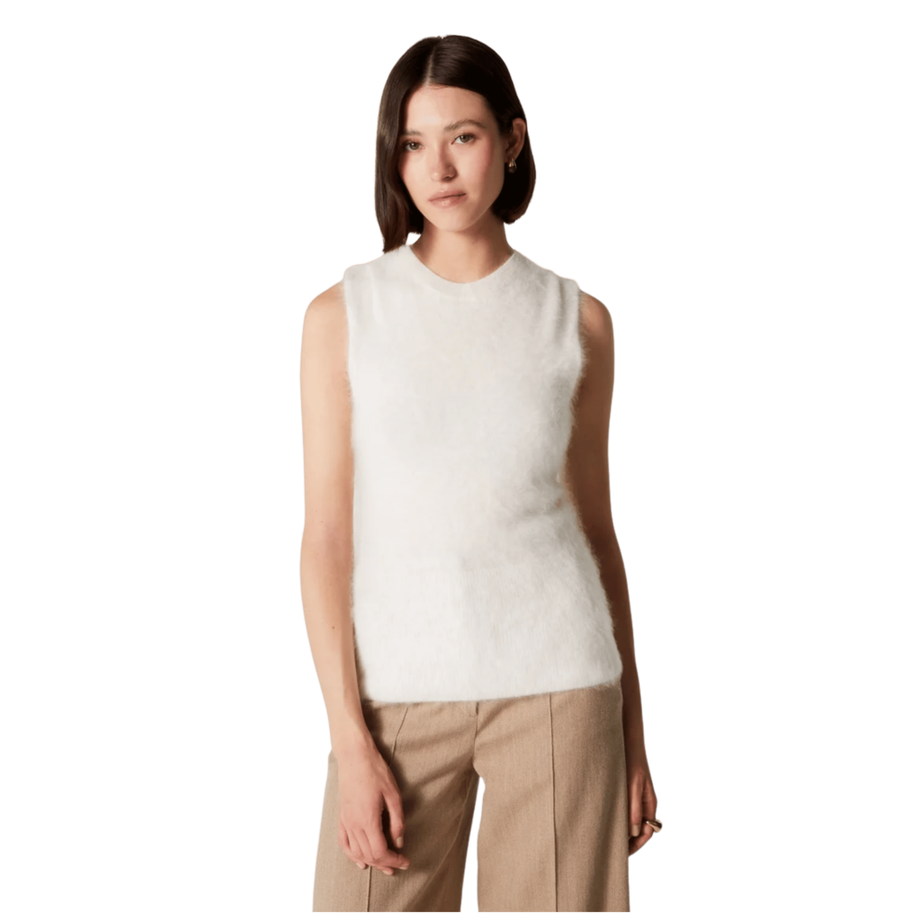 absolut cashmere madeleine gilet off white bp 57n ae8 tm8jcn
