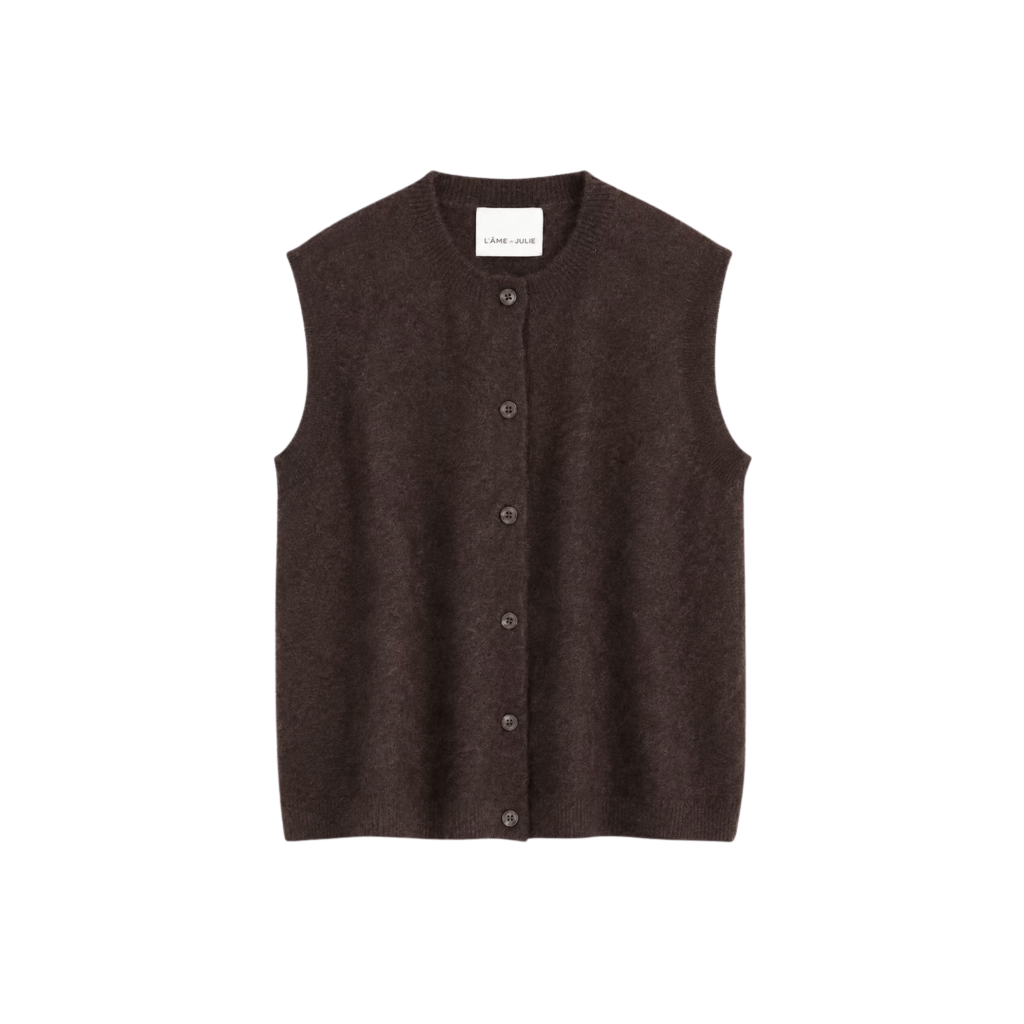 l ame de julie celie gilet bruin bp 5cm acc tm8a3s