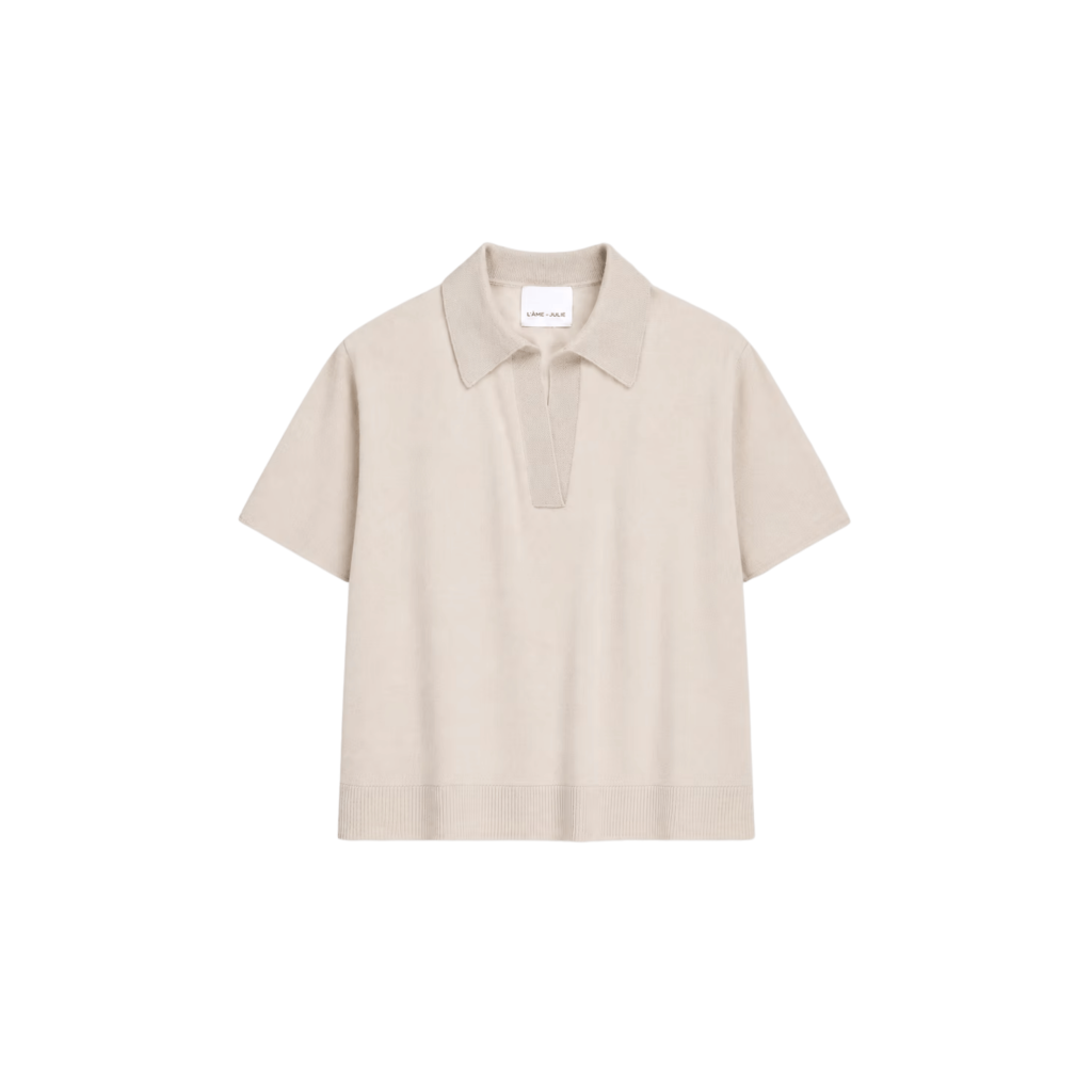 l ame de julie lowe shirt beige bp 5b7 aen tma3t6