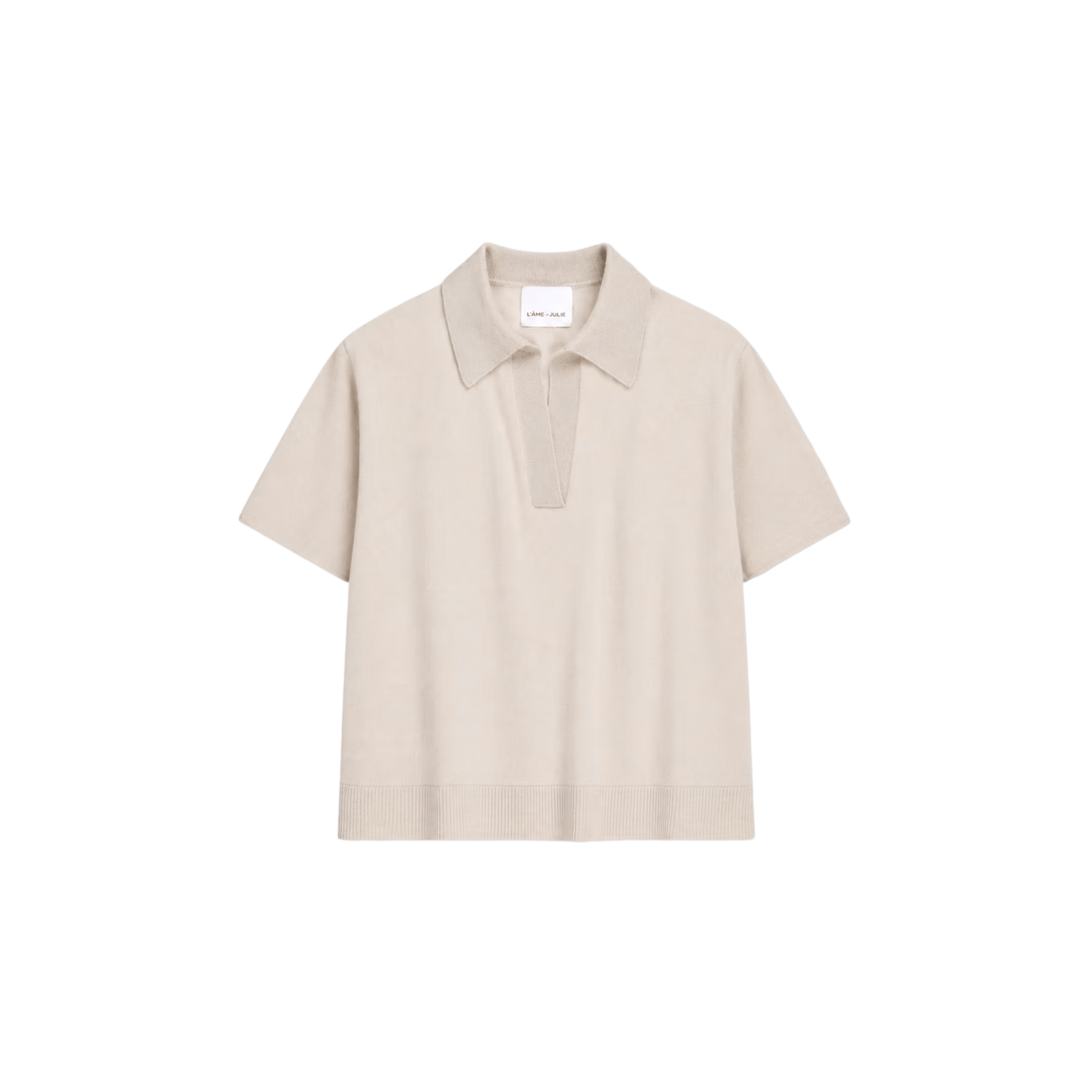 l ame de julie lowe shirt beige bp 5b7 aen tma3t6