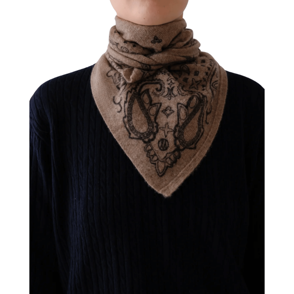 lescarf paisley scarf shawl beige bp 58e afu tmabgv