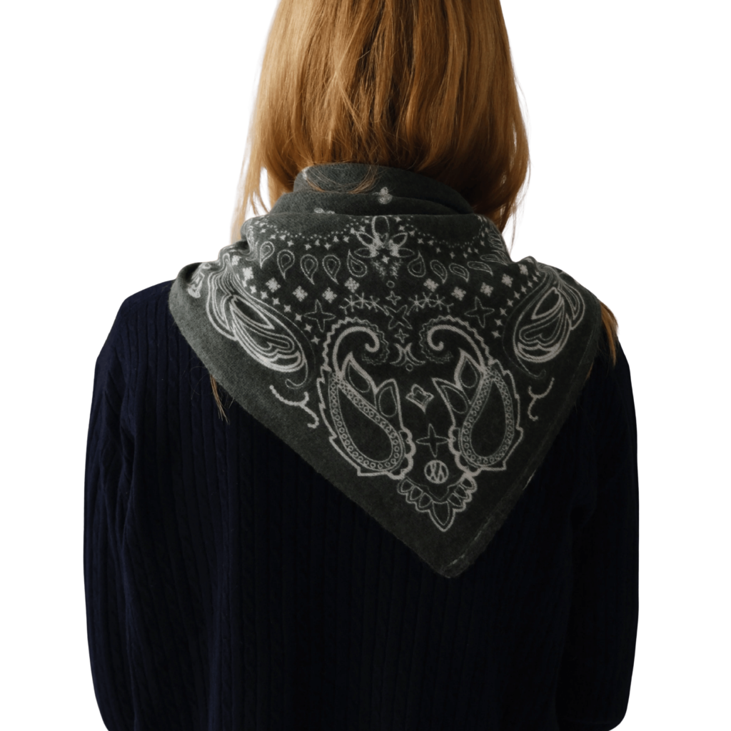 lescarf paisley scarf shawl groen bp 58f afs tmabes